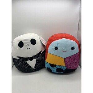 NEW Squishmallows Disney Nightmare Before Christmas 12” Jack Skellington & Sally